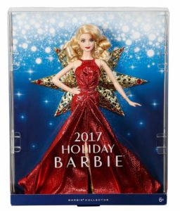 Barbie Magia delle Feste 2017 Bionda Natale Holiday 2018 colore abito rosso stella dorata costo acquisto