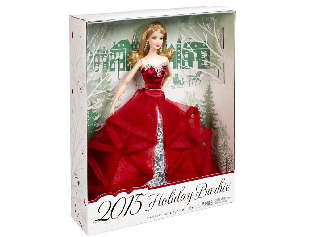 Barbie Magia delle Feste 2015 Holiday Natale colore abito bordeaux prezzo caratteristiche