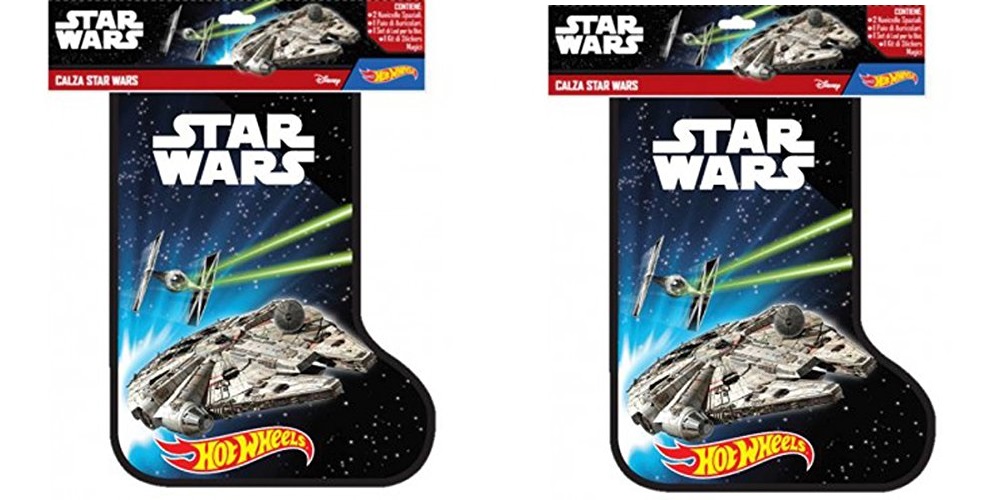 Calza Befana Star Wars 2016 Hot Wheels Mattel motori regali giocattoli sorpresa contenuto prezzo