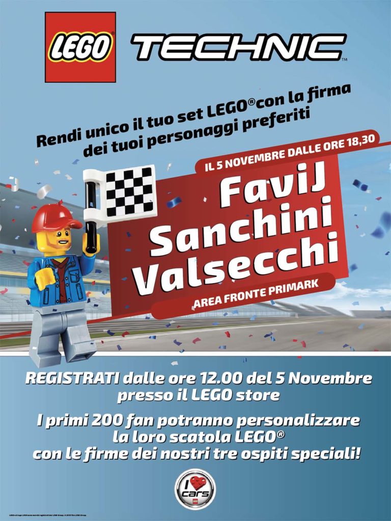 LEGO I Love Cars a IL CENTRO Arese 5 Novembre tappa finale