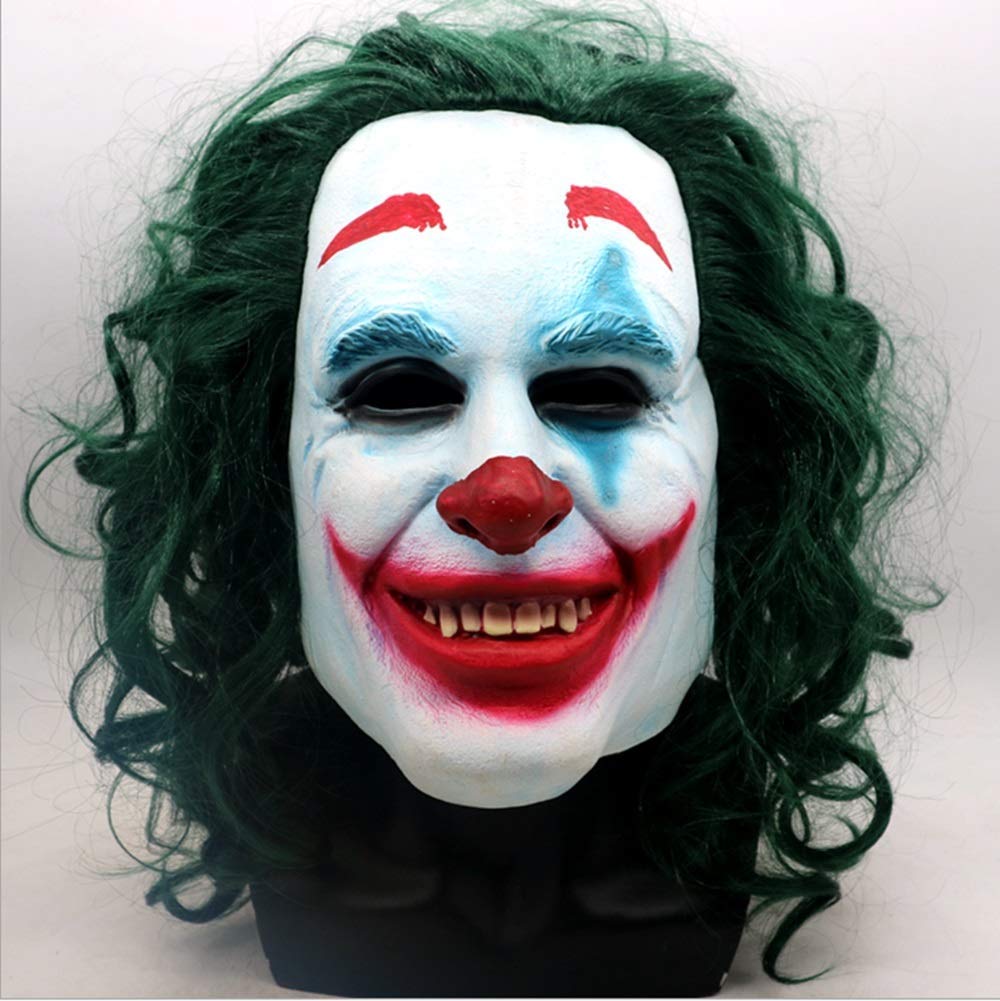 Maschera Joker film travestimento Halloween taglia unica prezzo