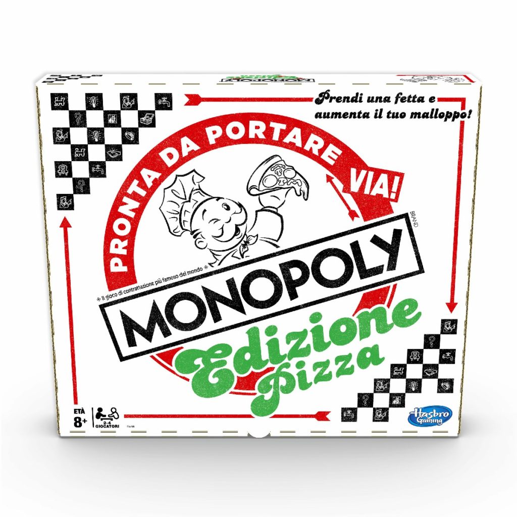 Monopoly Pizza Gioco da tavolo Hasbro Gaming Novità 2019 regolamento costo online in quanti si gioca
