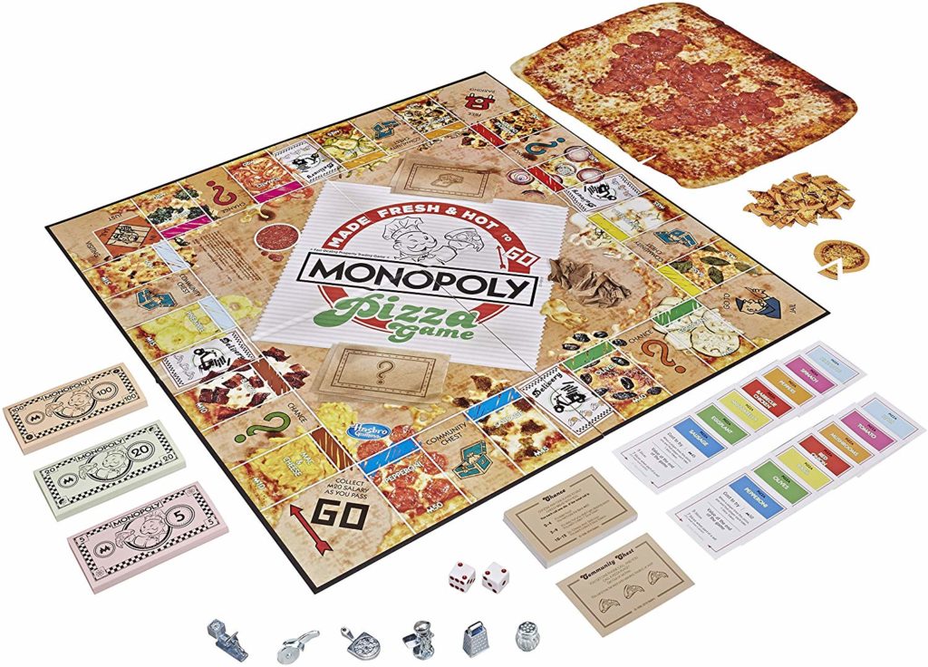Monopoly Pizza Gioco scatola Hasbro come si gioca istruzioni prezzo vendita