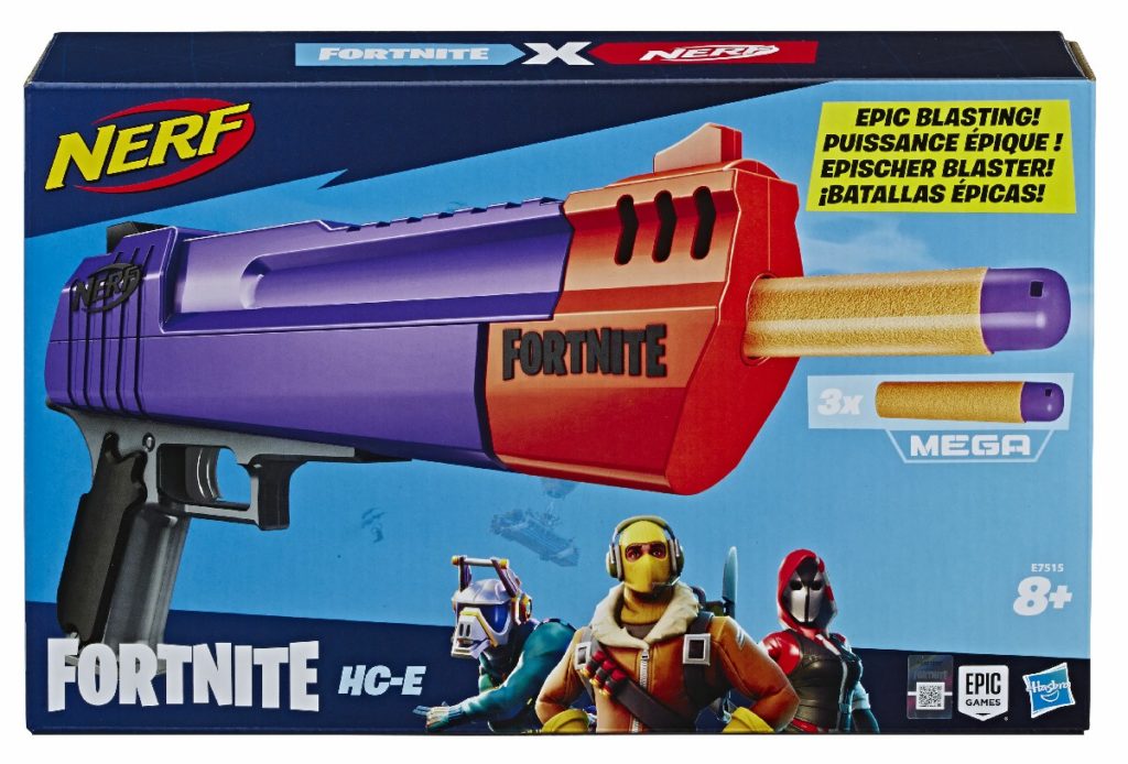 HC E Nerf Fortnite Blaster novità Hasbro quanti dardi prezzo caratteristiche