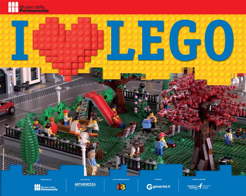 Mostra I love lego Milano Legobrick fino 2 febbraio 2020