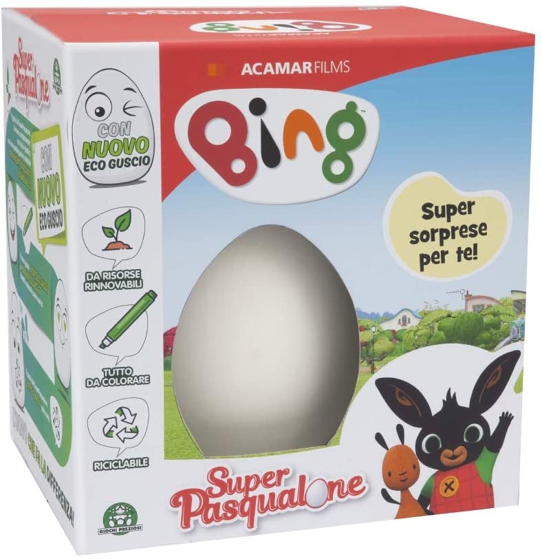 Nuovo Super Pasqualone Bing Giochi Preziosi regali cosa contiene sempre sorprese età costo vendita
