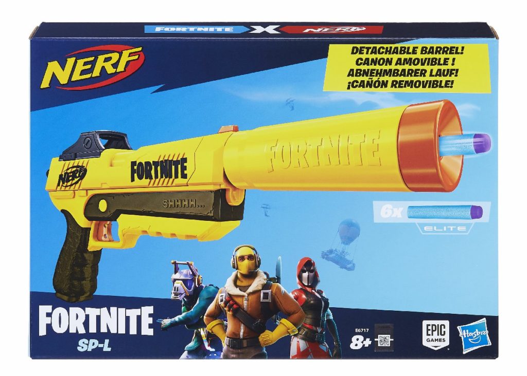 SP-L Nerf Fortnite Blaster novità Hasbro quanti dardi caricatore costo online caratteristiche