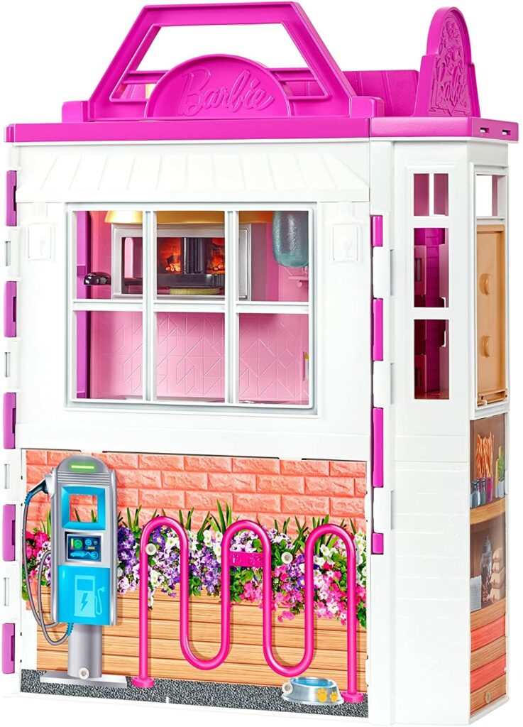 Nuovo ristorante Barbie chef playset richiudibile accessori quanto costa dove comprare online